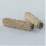 Tourillons bois stries 8x35 - 100 pices