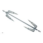 Tourne broche complet pour friteuse easy fry multifonction, oven & grill moulinex, tefal - ss - 203762 ...