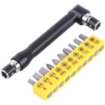 Tournevis angle droit, tourne vis courbe, cl� en forme de l, avec 10 embouts pour les travailleurs de ...