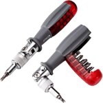 Tournevis � cliquet avec multi embout magn�tique, 10 en 1, petite poche mini tournevis, convient pour ...