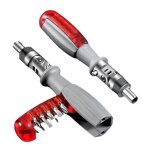 Tournevis à cliquet avec multi embout magnétique, 10 en 1, petite poche mini tournevis, convient pour ... Tournevis à cliquet avec multi embout magnétique, 10 en 1, petite poche mini tournevis, convient pour ...