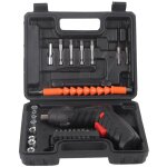 Tournevis �lectrique sans fil 250 tr / min 3. 6v, grande torsion avec embouts pour le travail, 47 pi�ces ...