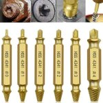 Tournevis et embouts cass�s - extracteur de tournevis cass� et us� - extracteur de vis double face - ...