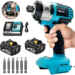 Tournevis � frapper, perceuse � percussion sans fil pour voiture, vitesse variable avec 6 embouts de ...