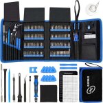 Tournevis de pr�cision �lectronique 142 pi�ces avec kit d'outils de r�paration magn�tique 120 bits pour ...