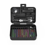 Ultrixe ? coffret tournevis de pr�cision 132 pi�ces ? embouts magn�tique et antistatique ? poign�e ergonomique ...
