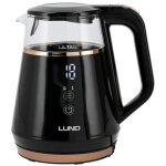 Toya lund bouilloire �lectrique noire 1 litre design