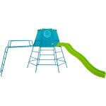 Aire de jeux m�tal explorer tour - tapis explorer - hublot - pont de singe - toboggan - kit d'ancrage ...