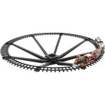 Fric lights and christmas - train lectrique musical de nol de 23 pices avec led  piles, dimensions ...