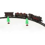 Fric lights and christmas - train de nol lectrique 17 pices anim musical  piles - feeric lights ...