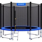 No brand - trampoline extérieur rond Ø305cm max. 150kg set complet filet de sécurité porte d'entrée échelle ... No brand - trampoline extérieur rond Ø305cm max. 150kg set complet filet de sécurité porte d'entrée échelle ...