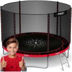 Trampoline de jardin neo sport de 183 cm avec filet et echelle dexterieur
