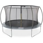Trampoline rond  430cm gris avec filet de protection intrieur - venus inner ? nouveau modle - trampoline ...