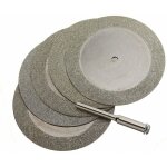 Forehill - tranches de diamant lectrolytiques tranches de verre de jade 50mm dix pices + 2 poteaux