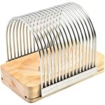 Trancheuse  pain, acier inoxydable trancheuse  pain manuelle, coupe - pain compact mme paisseur planche ...