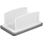 Trancheuse à pain pour pain fait maison, guide - pain réglable avec plateau ramasse - miettes, trancheuse ... Trancheuse à pain pour pain fait maison, guide - pain réglable avec plateau ramasse - miettes, trancheuse ...