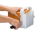 Trancheuse � pain, r�glable, pliable, avec 5 �paisseurs de tranche