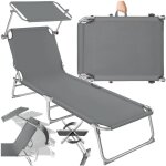 Tectake - transat en acier pliable résistant et anti - uv Tectake - transat en acier pliable résistant et anti - uv