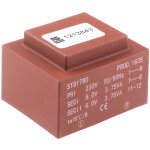 Transformateur pour circuit imprim�, vin v c. a. , vout 2 x 6v c. a. , 2 sorties, 7. 5va ( prix pour ...