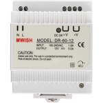 Transformateur modulaire monobloc pour sonnette vid�o 12v / 5. 0a, dr - 60 - 12 alimentation 100 - 240v ...