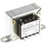 Transformateur  montage sur chssis, vin 230v c. a. , vout 24v c. a. , 2 sorties, 12va ( prix pour 1 ...