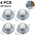 Transformez vos meubles en objets mobiles avec ces 4 roulettes � billes en nylon - id�ales pour chariots ...