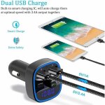Transmetteur fm bluetooth, bluetooth 5. 0 voiture adaptateur radio lecteur mp3 kit main libre sans fil, ... Transmetteur fm bluetooth, bluetooth 5. 0 voiture adaptateur radio lecteur mp3 kit main libre sans fil, ...