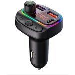 Transmetteur fm bluetooth compatible pour htc wildfire e1 plus, adaptateur pour autoradio avec chargeur ...