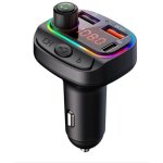 Transmetteur fm bluetooth compatible pour motorola one action, adaptateur pour autoradio avec chargeur ...