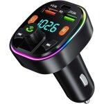 Transmetteur fm bluetooth voiture, allume cigare bluetooth adaptateur bluetooth voiture type - c pd 20w ...