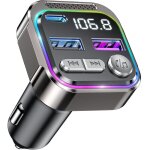 Transmetteur fm bluetooth voiture, Émetteur radio avec prise allume cigare, usb c qc pd 36w adaptateur, ... Transmetteur fm bluetooth voiture, Émetteur radio avec prise allume cigare, usb c qc pd 36w adaptateur, ...