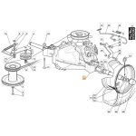 Transmission hydrostatique stiga tracteur at3 72 hbc 118400976 / 2