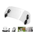 Transparent extension bulle moto - extension pare brise moto universel moto clip r�glable pare - brise ...