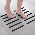 Transparent noir couleur salle de bain antid�rapant autocollant baignoire bande antid�rapante escalier ...