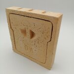 Trappe de ramonage m (n� 0a) en pierre r�fractaire