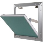 Trappe de visite alu hydro semin 200 mm x 200 mm x 12. 5 mm - ouverture poussez / l�chez - pi�ces humides ...