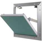 Trappe de visite alu hydro semin 200 mm x 200 mm x 12. 5 mm - ouverture poussez / lchez - pices humides ...