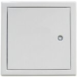 Trappe de visite hq laquée blanche semin 200 mm x 200 mm - fermeture carrée - pour murs et plafonds Trappe de visite hq laquée blanche semin 200 mm x 200 mm - fermeture carrée - pour murs et plafonds