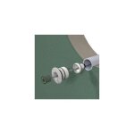 Ccei - traverse de paroi pour bouton piezo inox bouton piezo