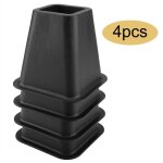 Lot de 4 rehausseurs de meubles de lit très résistants, hauteur 5inch, rehausseurs de meubles réglables ... Lot de 4 rehausseurs de meubles de lit très résistants, hauteur 5inch, rehausseurs de meubles réglables ...