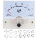 Treetalk - ampèremètre analogique 0 - 50 µa, panneau de courant 85c1, précision 2, 5, pour testeur de ... Treetalk - ampèremètre analogique 0 - 50 µa, panneau de courant 85c1, précision 2, 5, pour testeur de ...