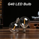 Ampoule led g40 e12 remplacement, ip44 tanchit 220v 2700k ampoules led guirlandes extrieur, 1w=10w ...