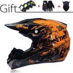 Treetalk - casque de motocross pour adulte, casque de moto pour homme avec gants / masque / lunettes, ...