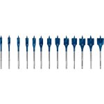 Coffret de 13 forets de fraisage plats expert selfcut speed ??(pour bois tendre, agglomr,  10 - 32 ...
