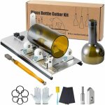 Kit de coupe pour bouteille en verre rglable outil de bricolage, ensemble de machine de dcoupe en acier ...