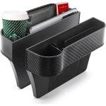 Organiseur latral pour sige auto, lot de 2 botes de rangement multifonctions avec porte - gobelets, ...