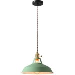 Treetalk - plafonnier dcoratif moderne avec abat - jour en mtal (couleur : vert) adapt au caf, au ...