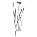 Treillage en fer roseaux gris 29x91cm ? d�cor v�g�tal �l�gant ? pour faire grimper vos plantes ? facile ...