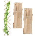 Treillis retractable en bois lot de 3 Treillis retractable en bois lot de 3