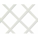 Trelliflex treillis plastique 1x2m couleur white profil� � lattes 22x6mm nortene.